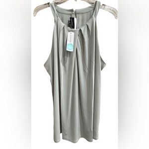 Women’s Light Sage Gray (Muted Gray-Green short sleeve blouse